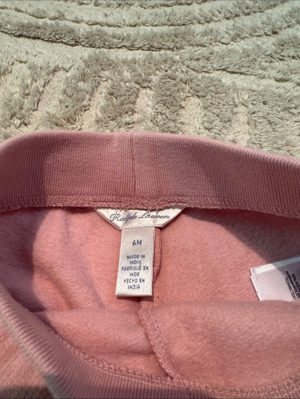 Ralph Lauren Pink Hoodie & Jogger Set - Girls